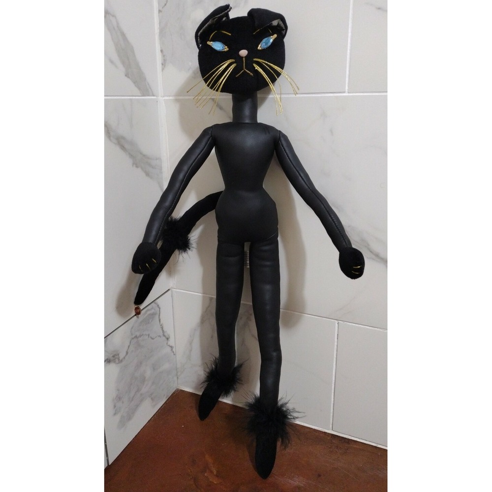 2004 GLAMKATS Large  Miss Hiss CAT Kitten STUFFED ANIMAL TOY COLLECTOR DOLL